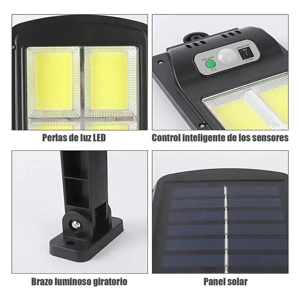 SUNLIGHT - Foco Mini Solar Para Exteriores - Ilumina  Más, GASTA MENOS 72% de energía