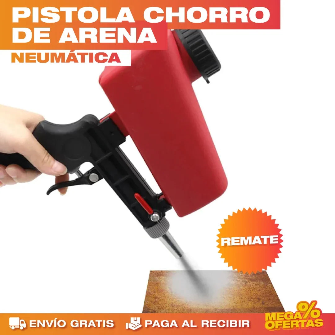 [PROMO] PISTOLA CHORRO DE ARENA NEUMÁTICA 🔥