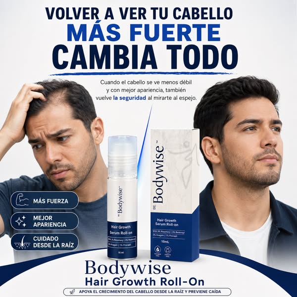 ¡COMPRA 1 Y RECIBE 2! - BODYWISE HAIR GROWTH SÉRUM