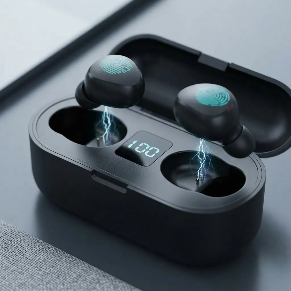 Audífono Inalámbricos F9 Con Power Bank5
