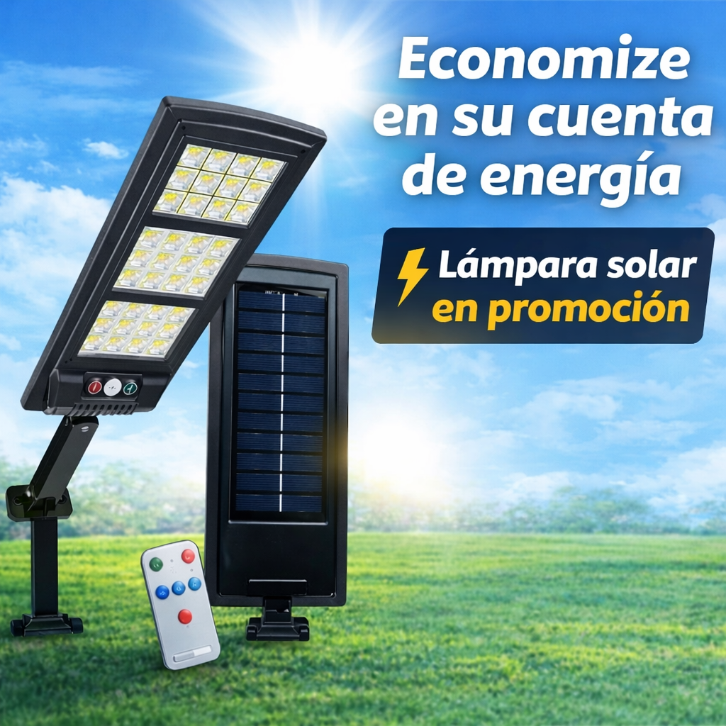 SUNLIGHT - Foco Mini Solar Para Exteriores - Ilumina  Más, GASTA MENOS 72% de energía