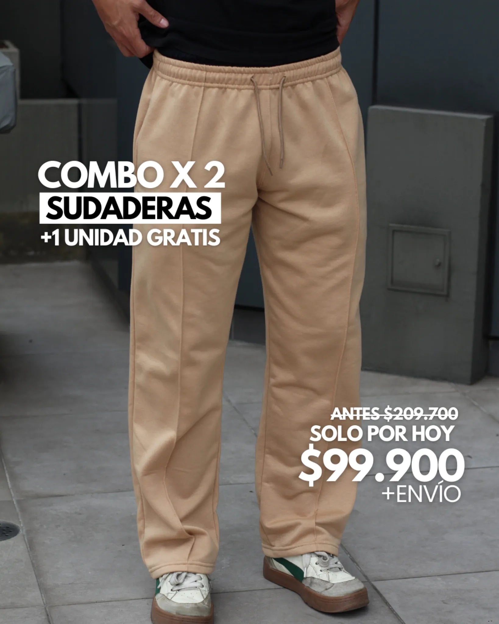 SUDADERA URBAN - COMBO 2X + 1 UNIDAD GRATIS 🔥
