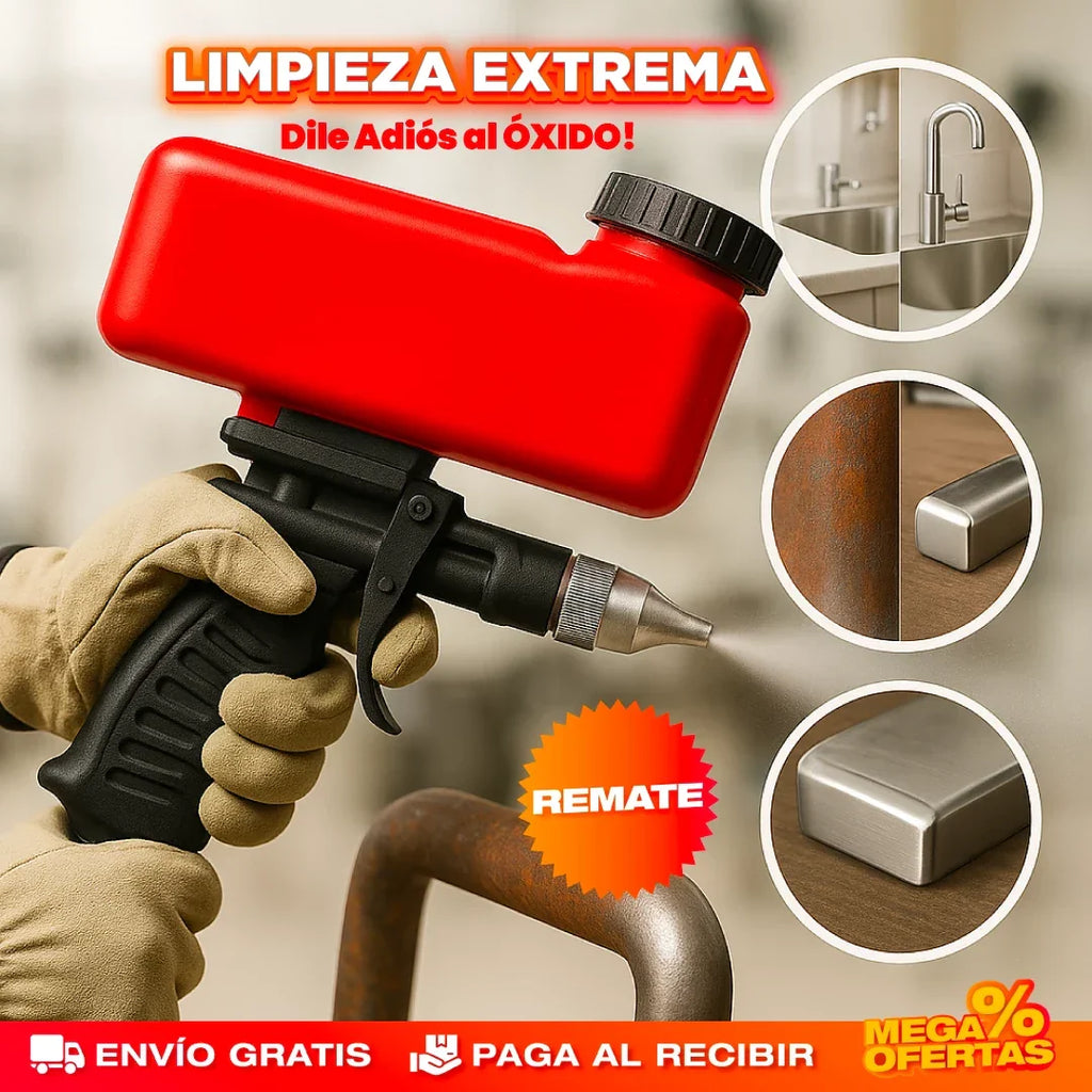 [PROMO] PISTOLA CHORRO DE ARENA NEUMÁTICA 🔥