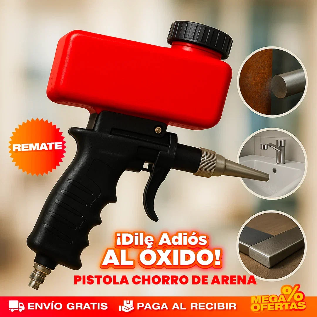 [PROMO] PISTOLA CHORRO DE ARENA NEUMÁTICA 🔥