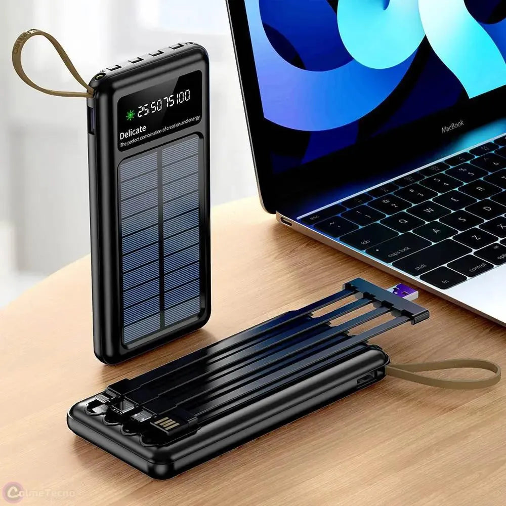 Kit de Emergencia Solar 20.000 mAh — Que Nunca te Falten Energía, Luz y Comunicación